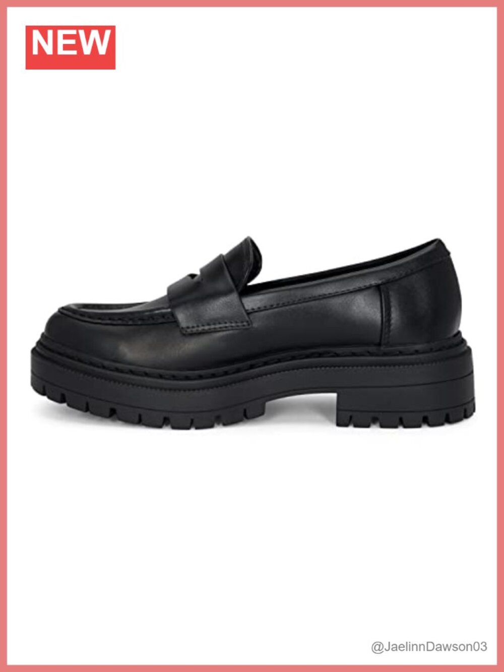Chunky Platform Loafers Slip On Lug Sole Penny Loafer Shoes